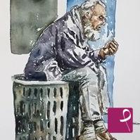 quadri in vendita online - Clochard n°3