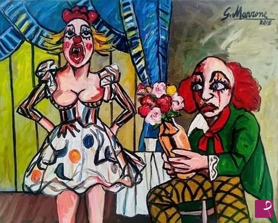 quadri in vendita online - "Clown"
