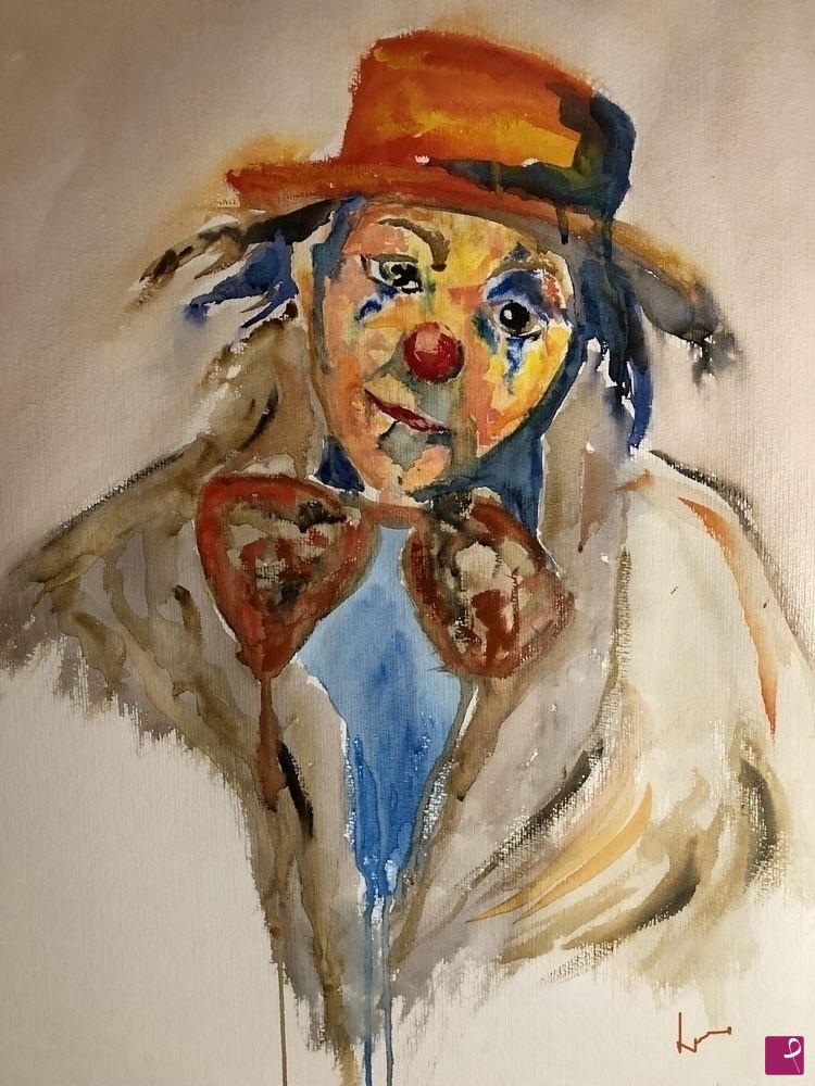 quadri in vendita online - clown