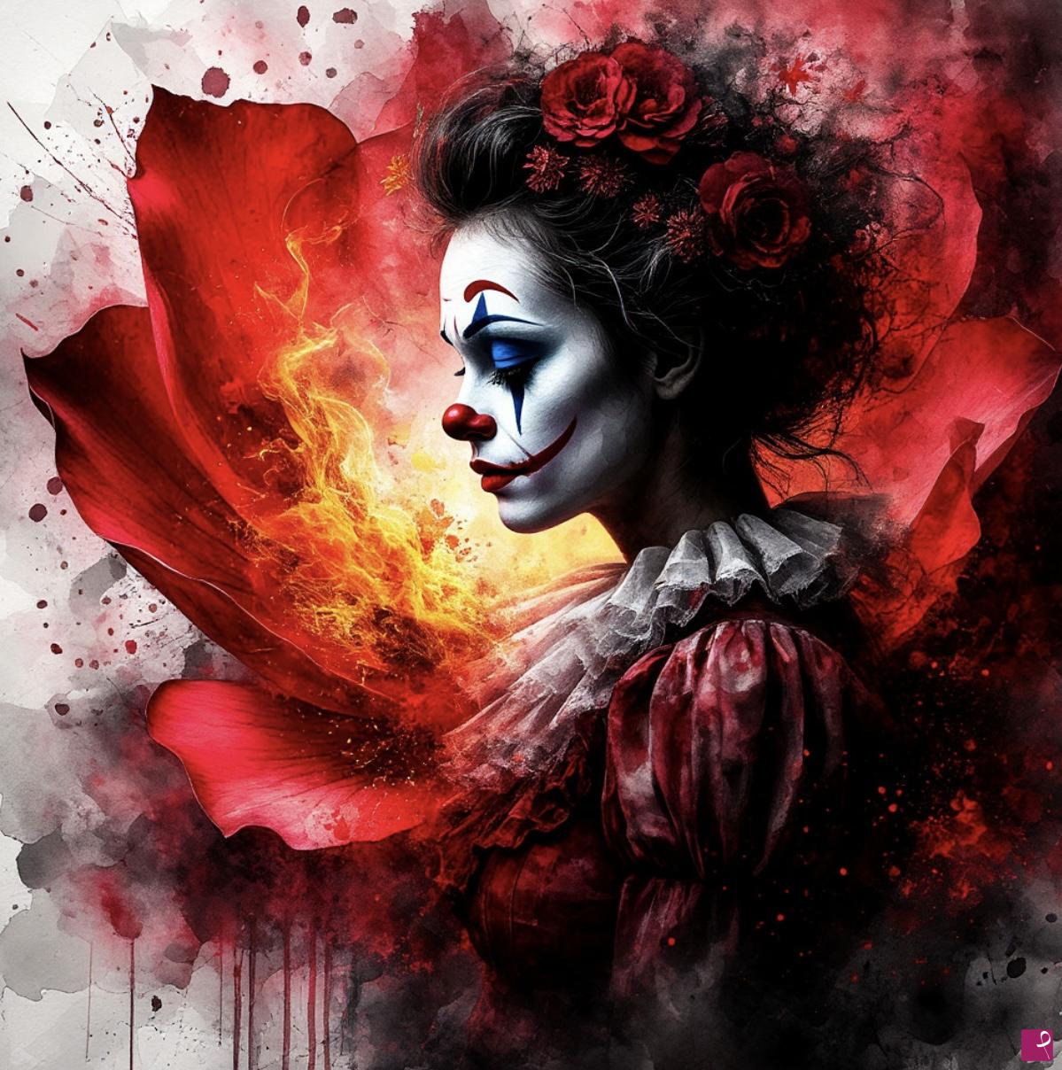 quadri in vendita online -  Clown