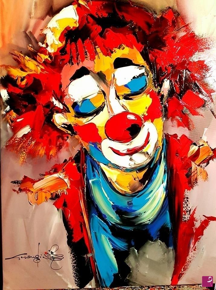 quadri in vendita online - Clown