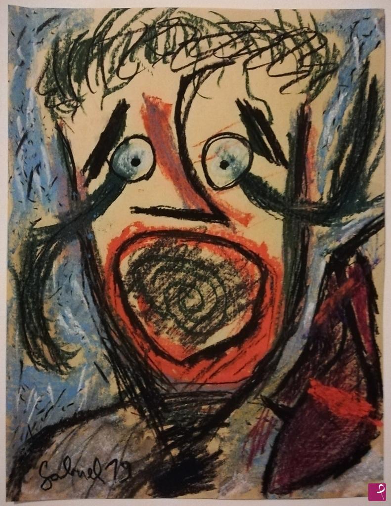 quadri in vendita online - "Clown escapes" 