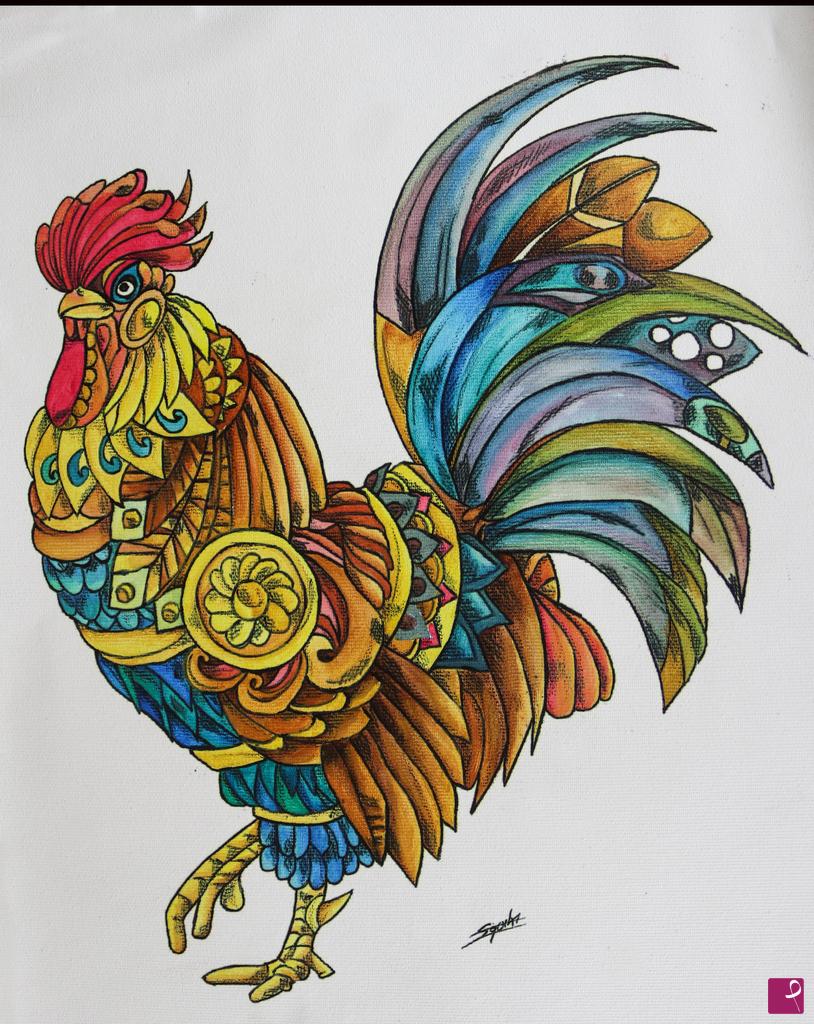 quadri in vendita online - COCK .19