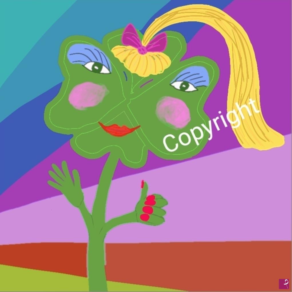 quadri in vendita online - Cod. IB 089 2020 - Quadrifiglia andrà tt bene