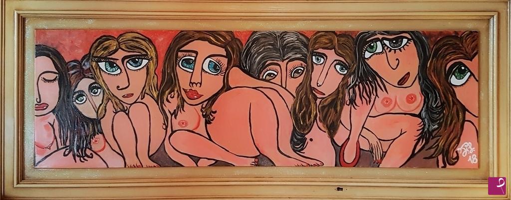 quadri in vendita online - CODICE ROSA .. DONNE IN TRIBUNALE .. LA VERGOGNA