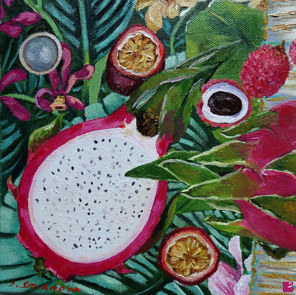 quadri in vendita online - Colazione tropicale