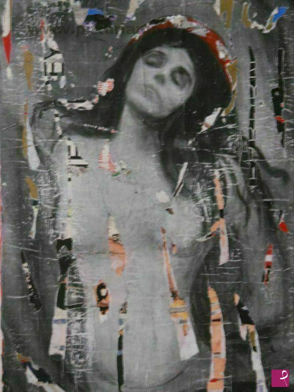 quadri in vendita online - collage madonna munch