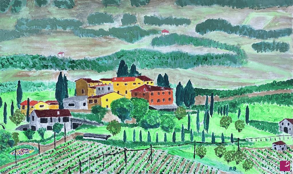 quadri in vendita online - COLLINA DEL DESIDERIO