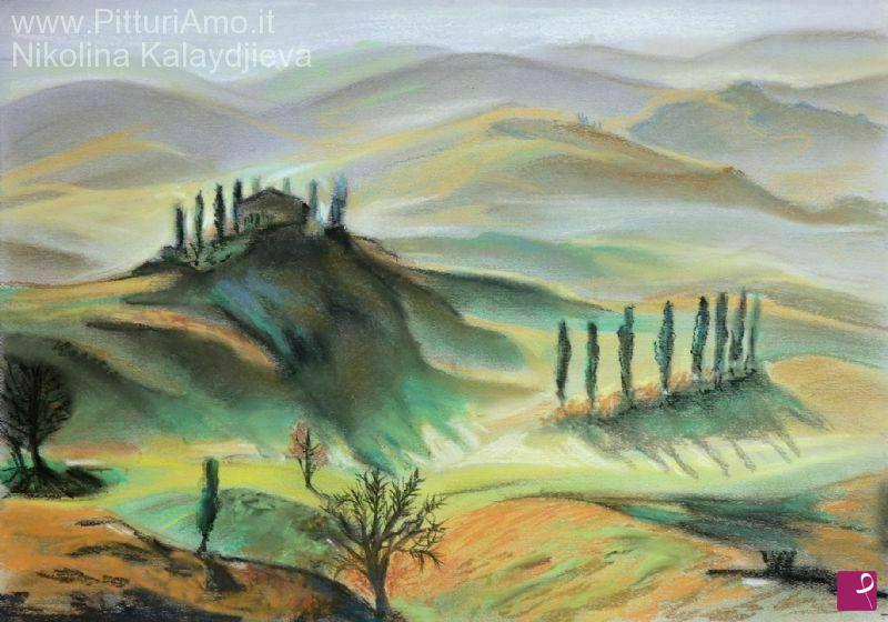 quadri in vendita online - Colline