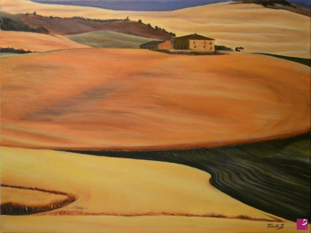 quadri in vendita online -  COLLINE IN TOSCANA
