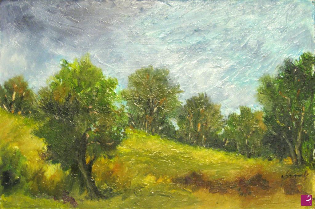 quadri in vendita online - colline lombarde