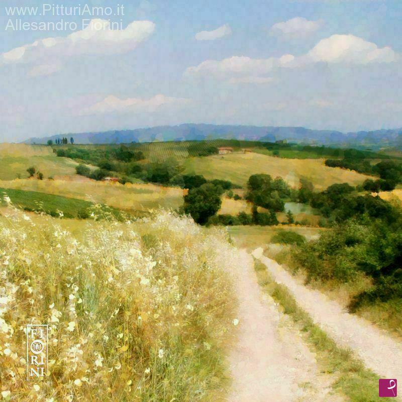 quadri in vendita online - Colline marscianesi
