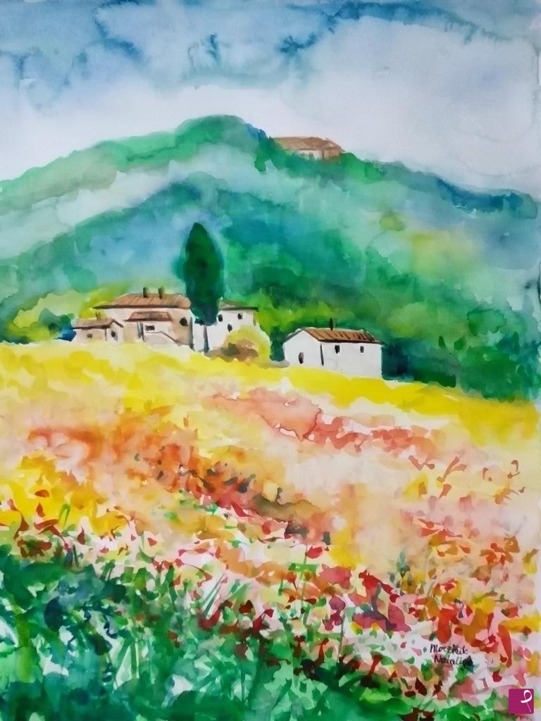 quadri in vendita online - Colline Toscane