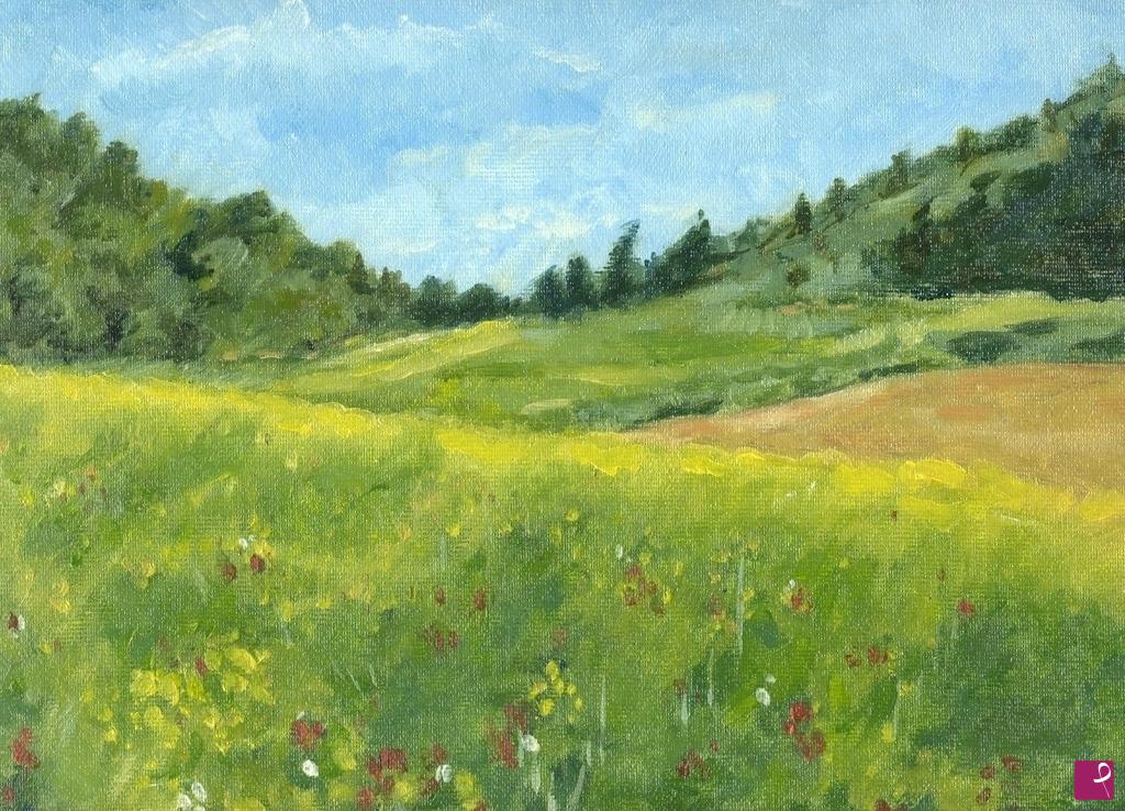 quadri in vendita online - Colline toscane