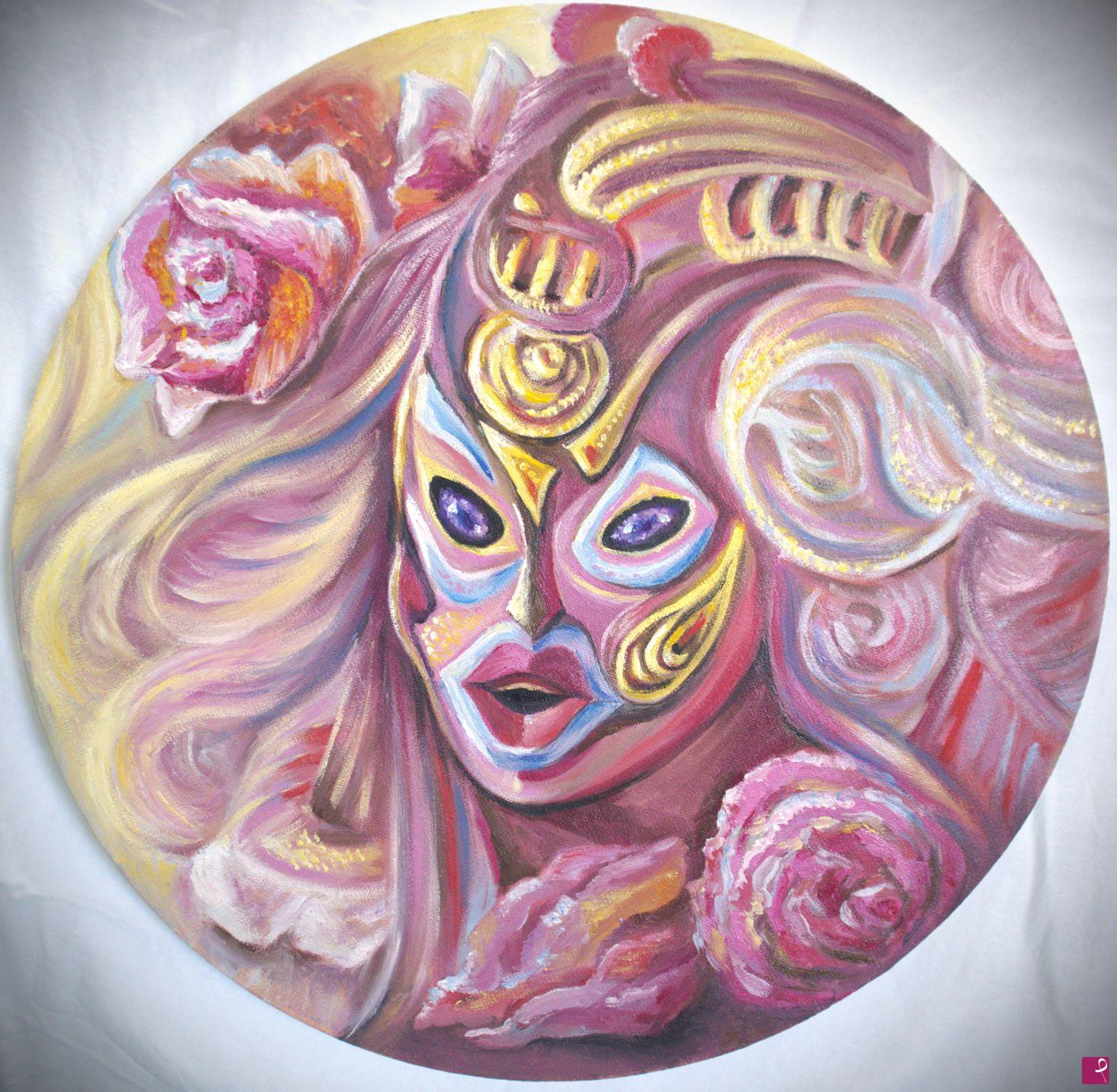 quadri in vendita online - Colombina  "The Future Venice Carnival Mascs"