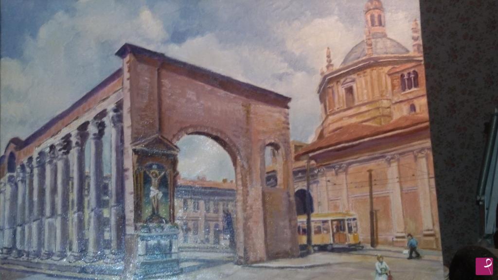 quadri in vendita online - Colonne di Sal Lorenzo - Milano