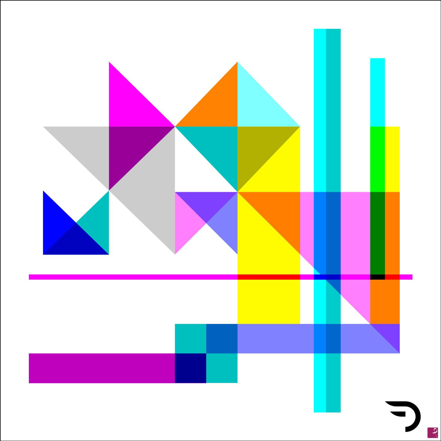 quadri in vendita online - Color glass