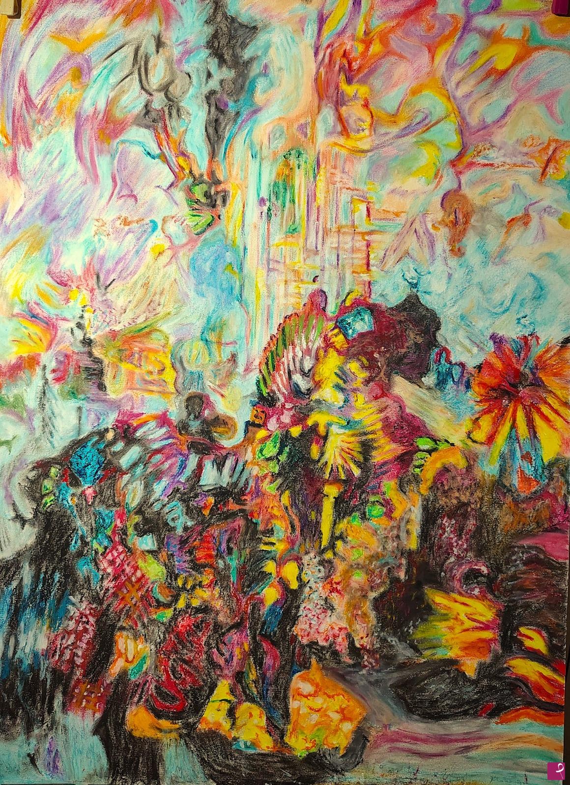 quadri in vendita online - Colore del Fiore