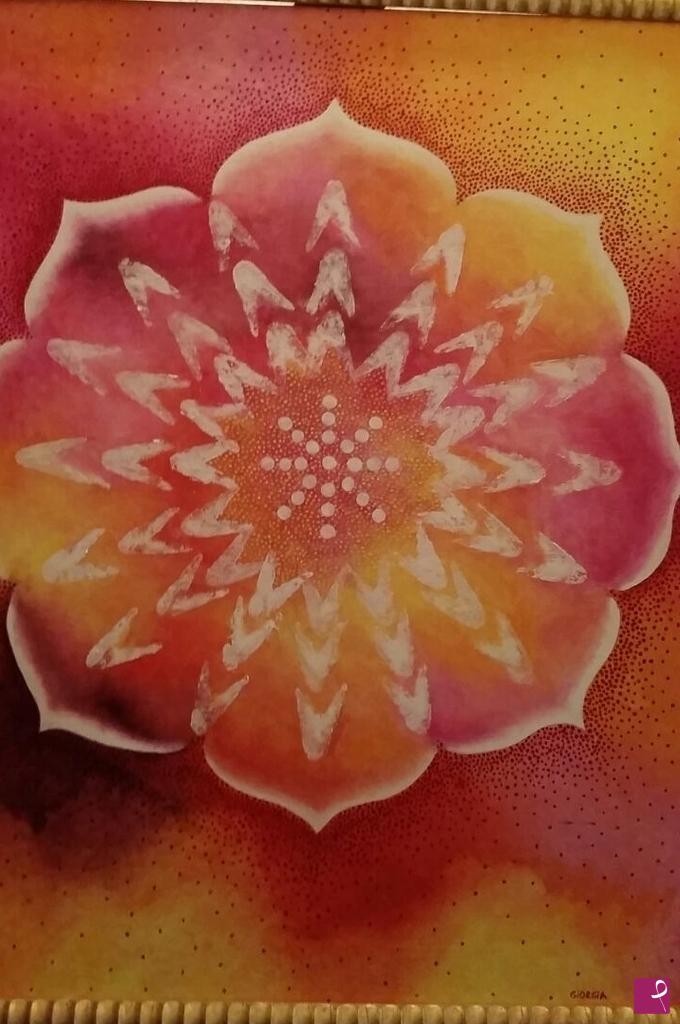 quadri in vendita online - colorful flower