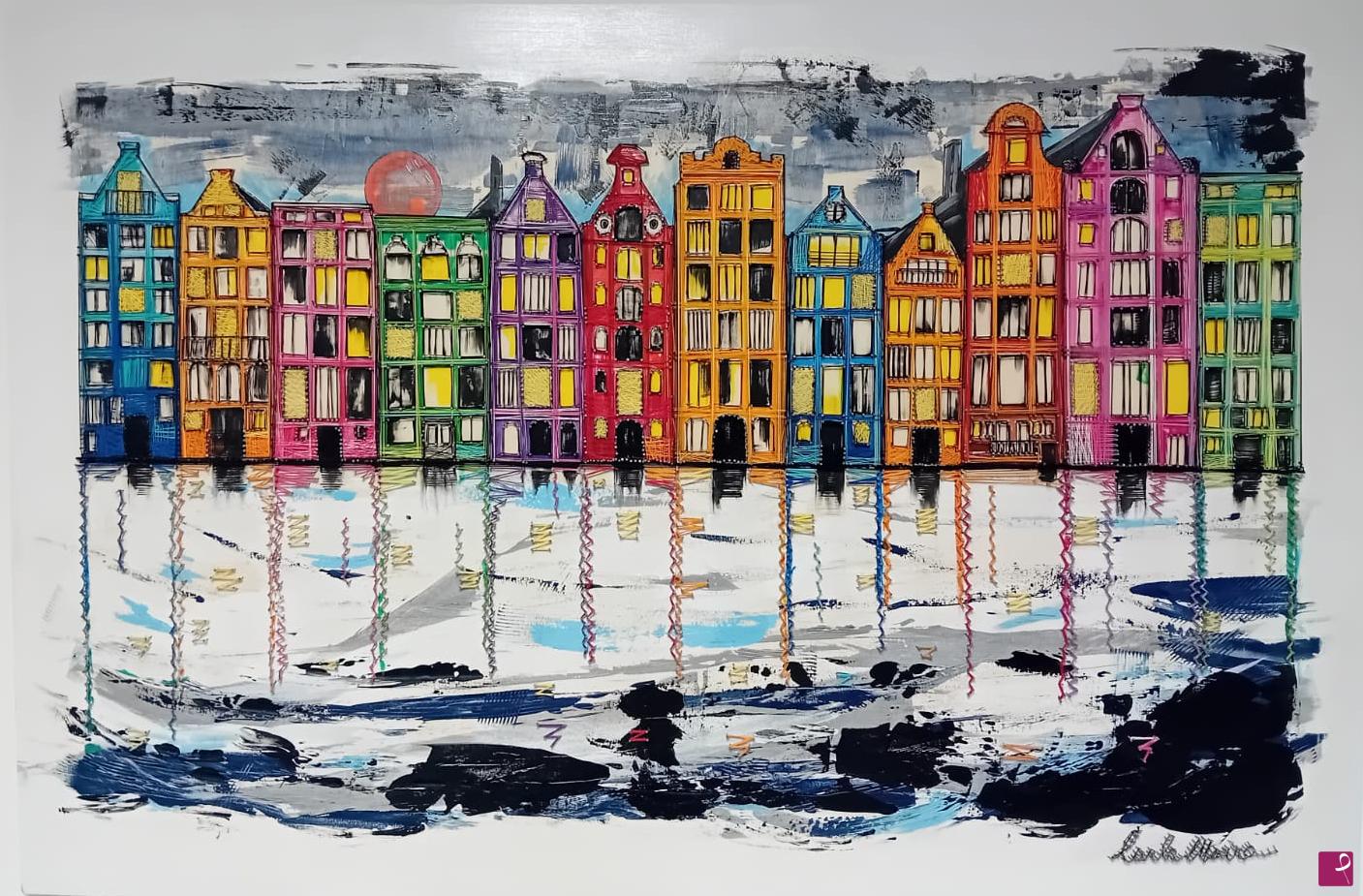 quadri in vendita online - Colorfull Amsterdam 