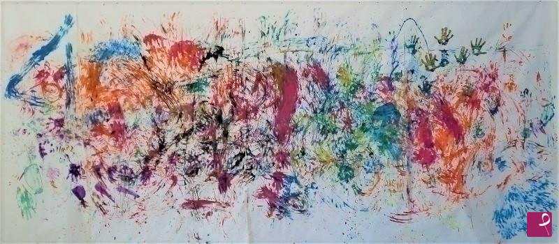 quadri in vendita online - Colori danzati 2