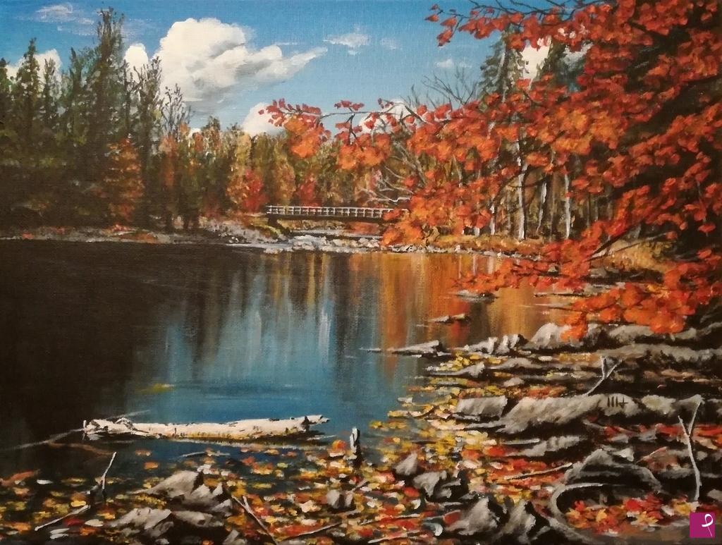 quadri in vendita online - colori d'autunno