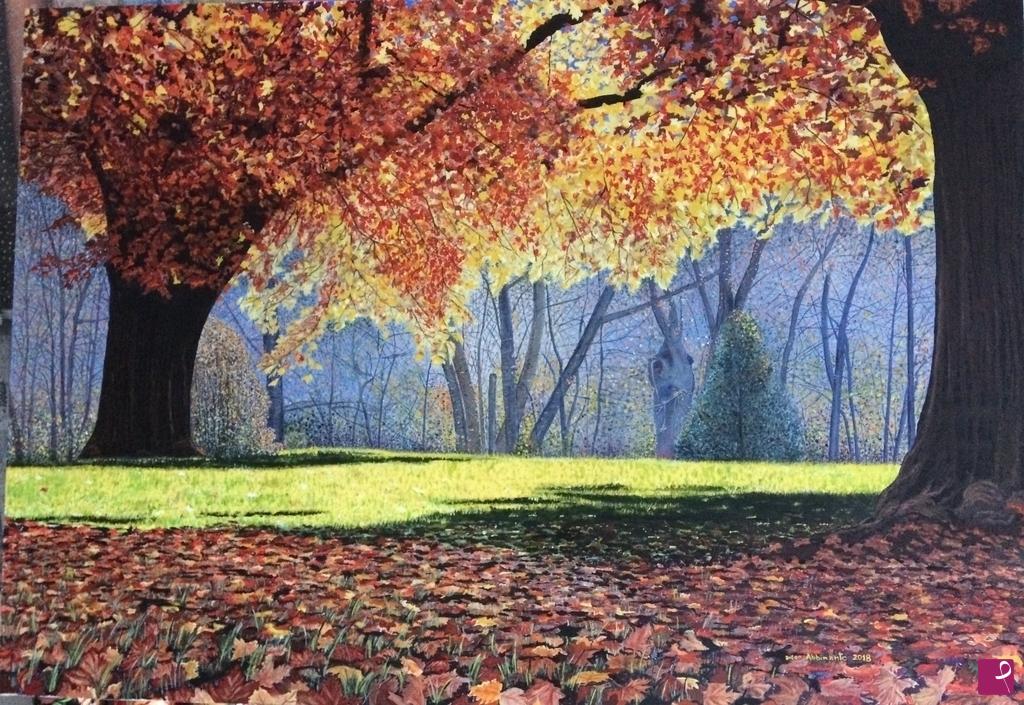 quadri in vendita online - Colori del bosco