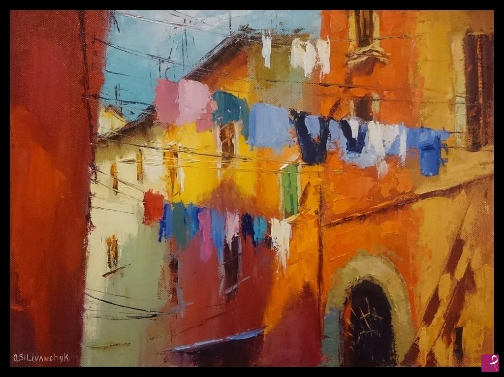 quadri in vendita online - Colori di Trastevere 