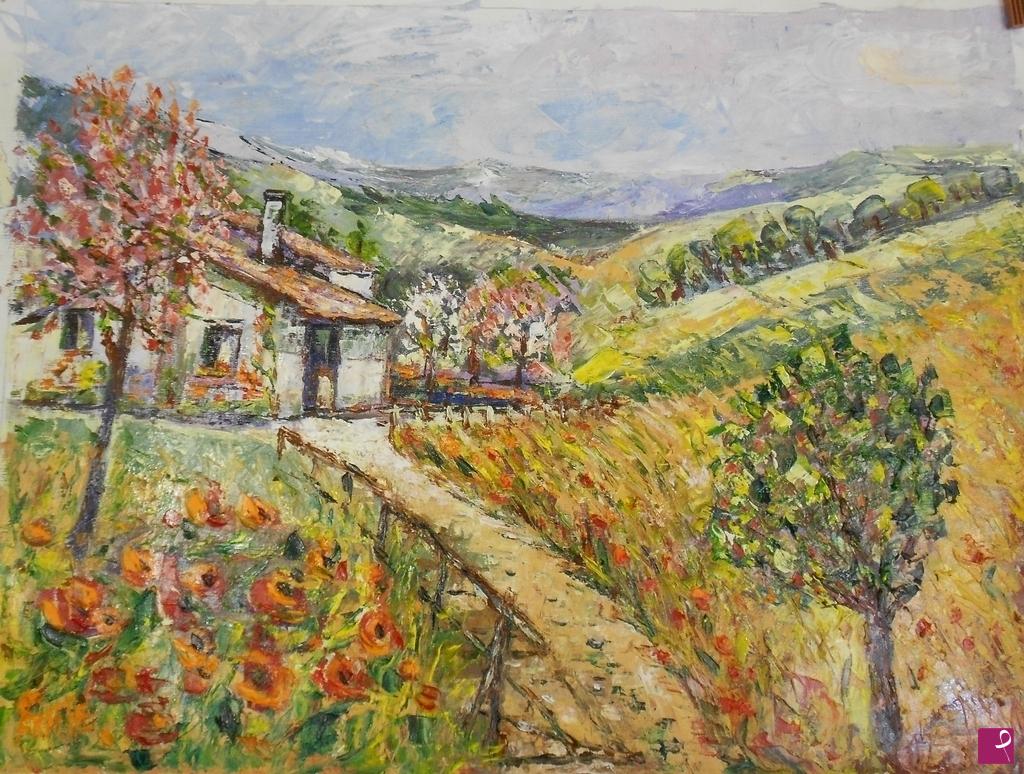 quadri in vendita online - colori in campagna