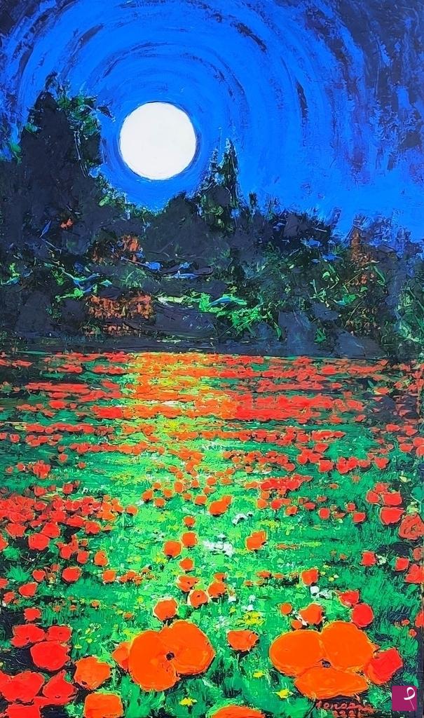 quadri in vendita online - Colori nella notte