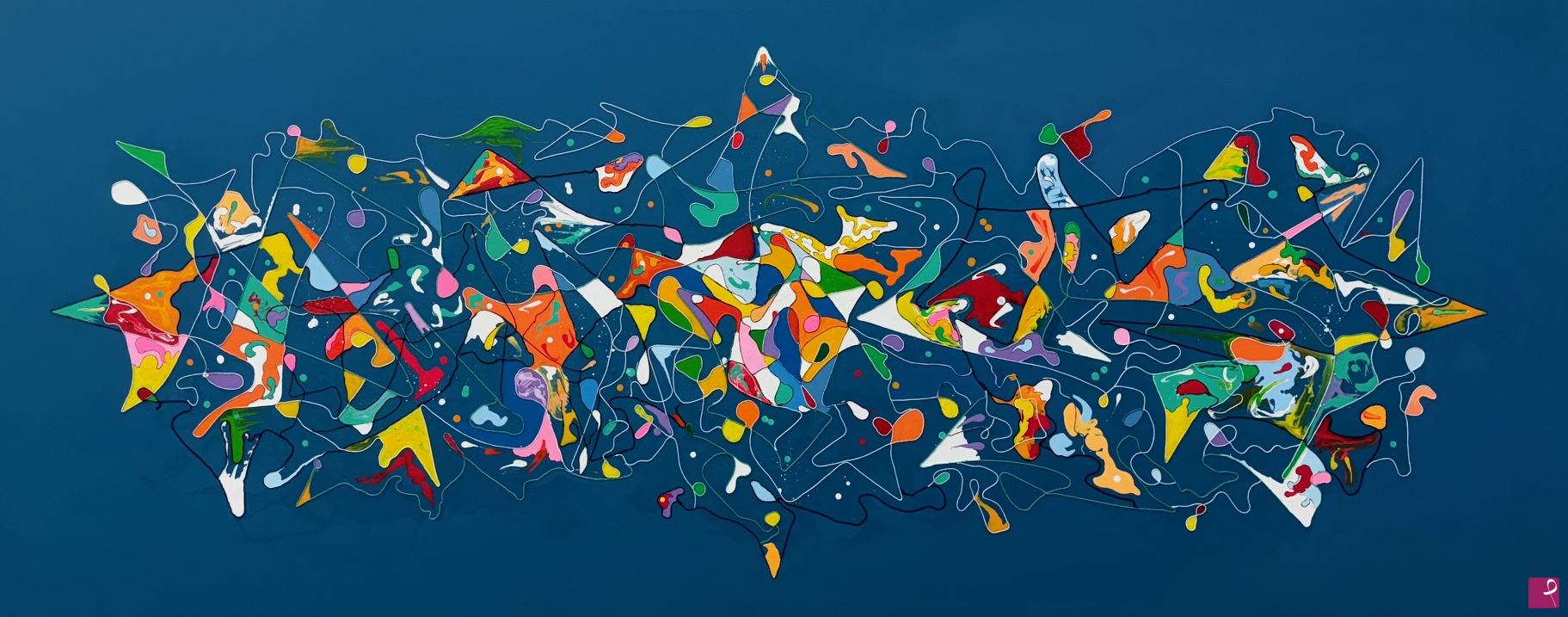 quadri in vendita online - Colori nello spazio