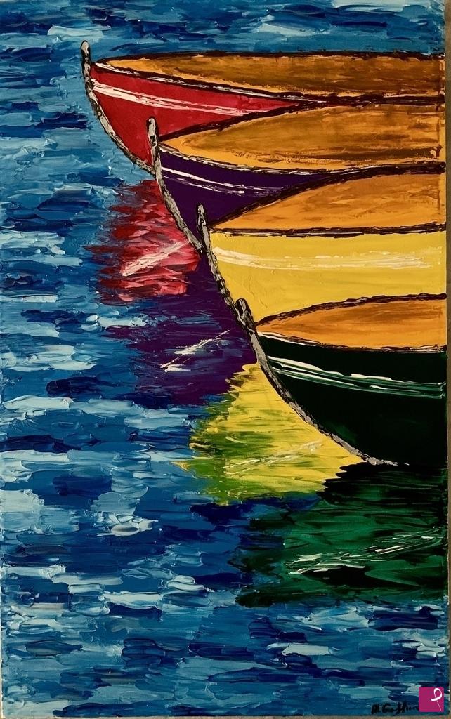 quadri in vendita online - Colori sul mare