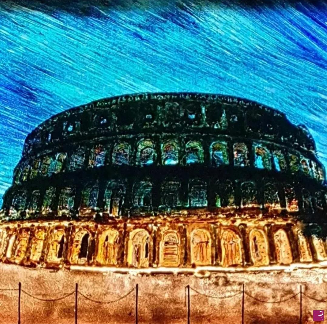 quadri in vendita online - Colosseo a modo mio 