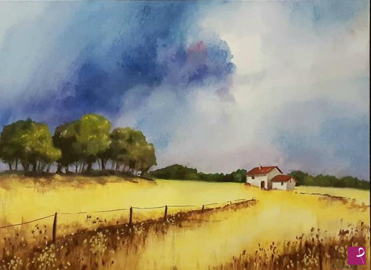 quadri in vendita online - Coloured landscape 01/20
