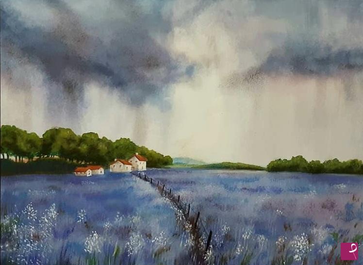 quadri in vendita online - Coloured landscape 03/20