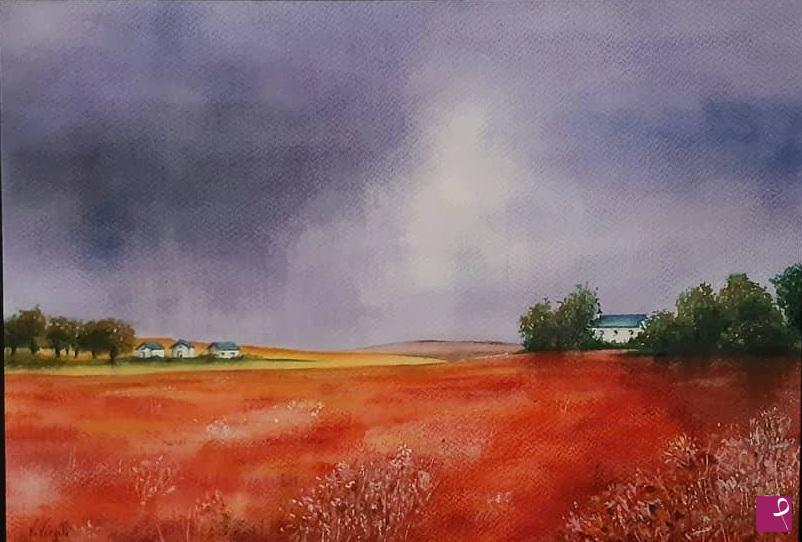 quadri in vendita online - Coloured landscape 04/20