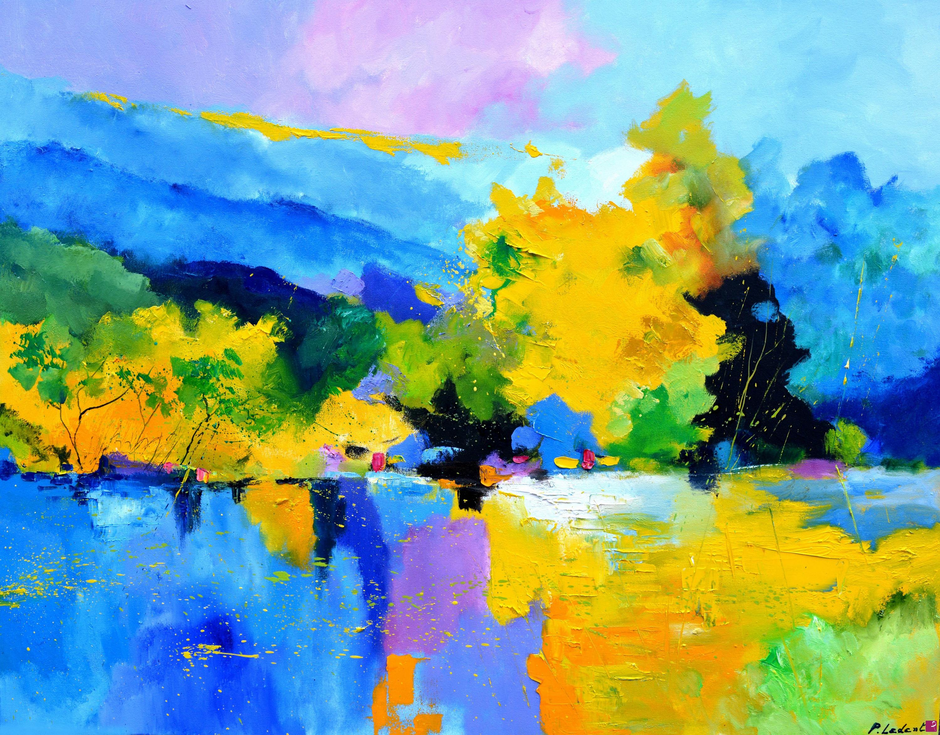 quadri in vendita online - Colourful landscape