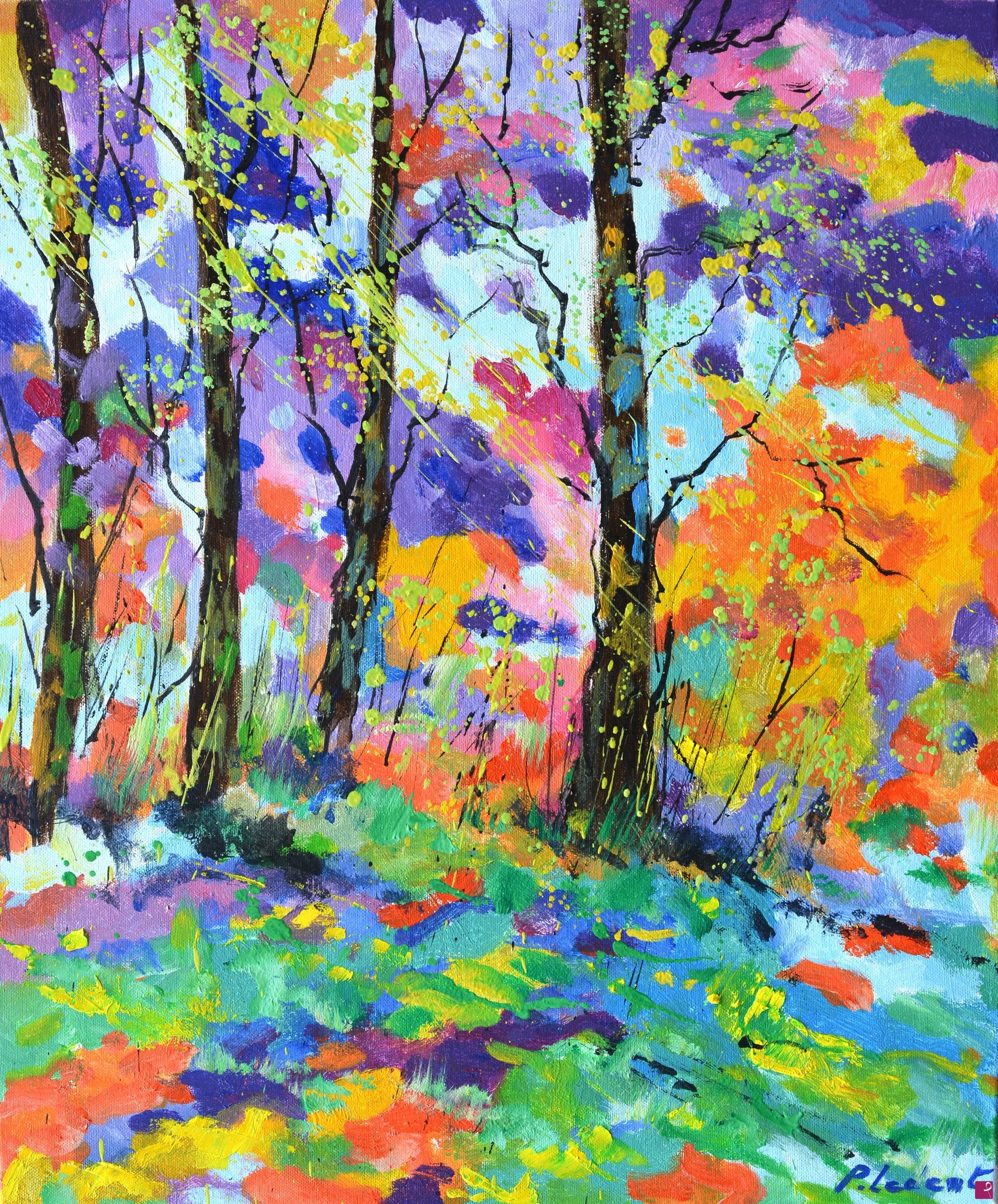 quadri in vendita online - Colourful wood 