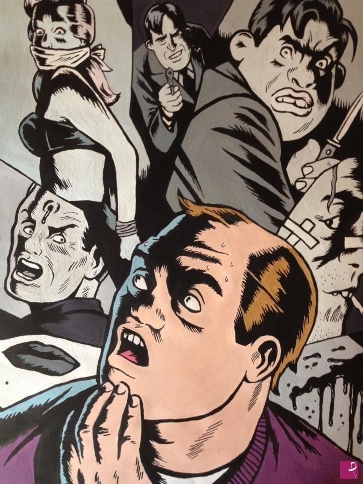 quadri in vendita online - Comics illustration