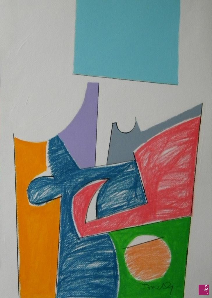 quadri in vendita online - Composition for " Ossi di seppia "  by Eugenio Montale