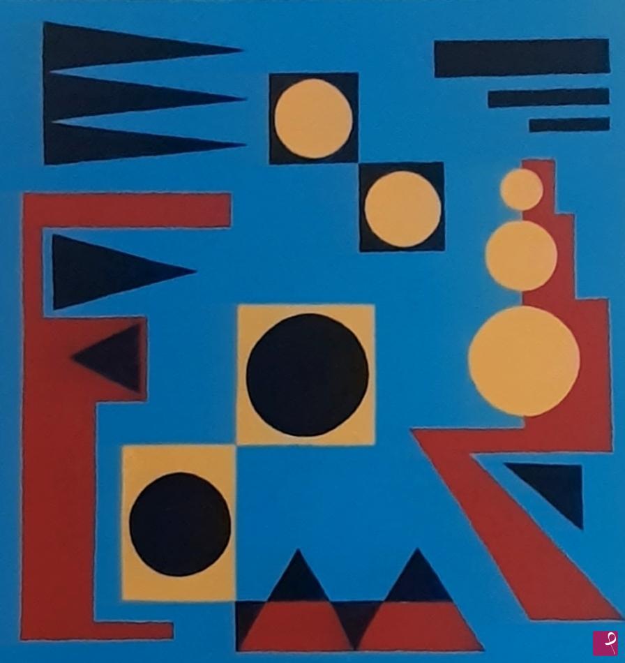 quadri in vendita online - Composizione astratta  geometrica / Geometric abstract composition