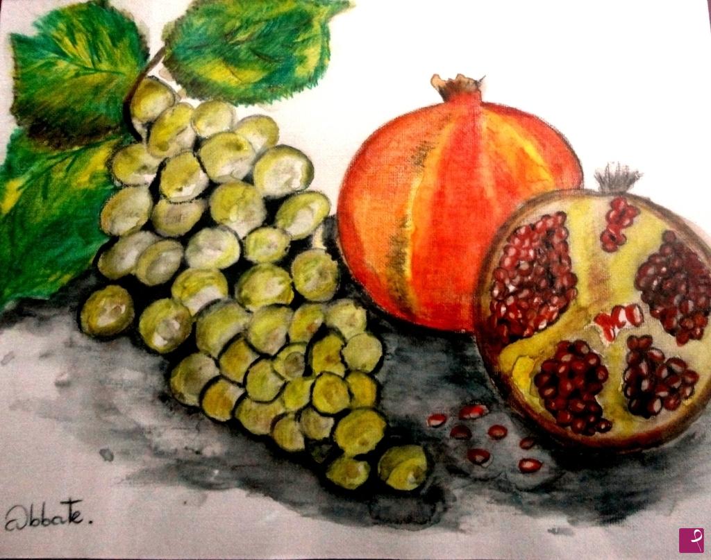 quadri in vendita online - Composizione di frutta