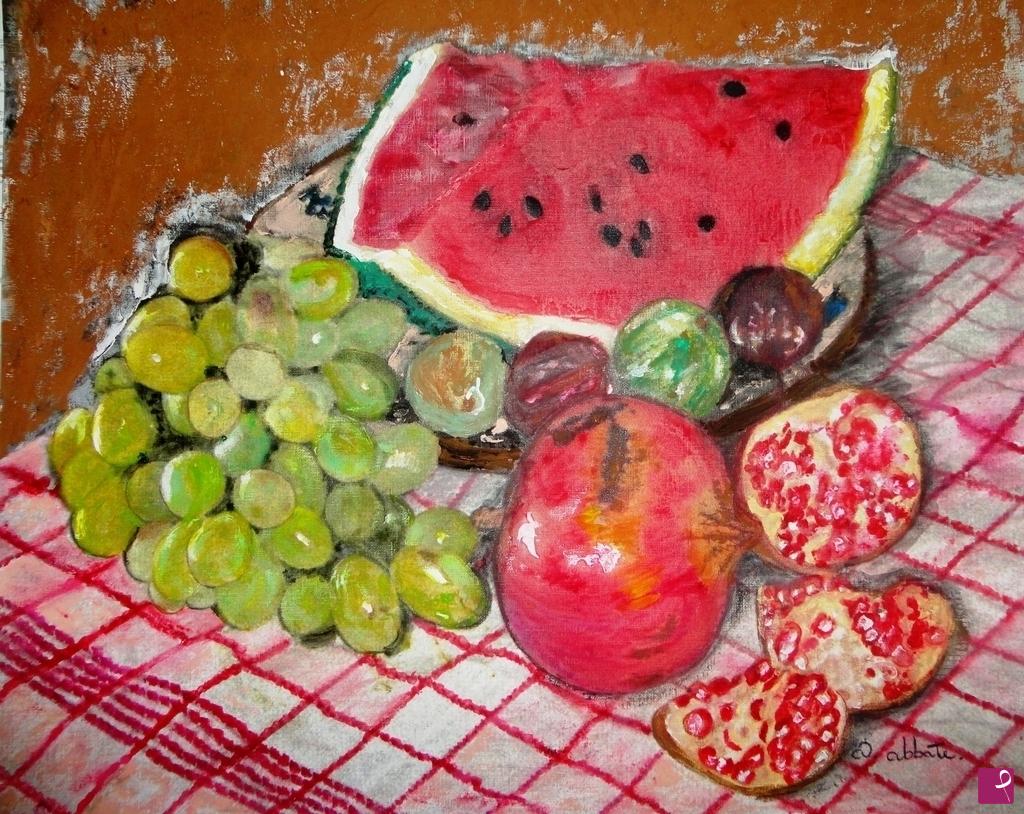 quadri in vendita online - Composizione di frutta
