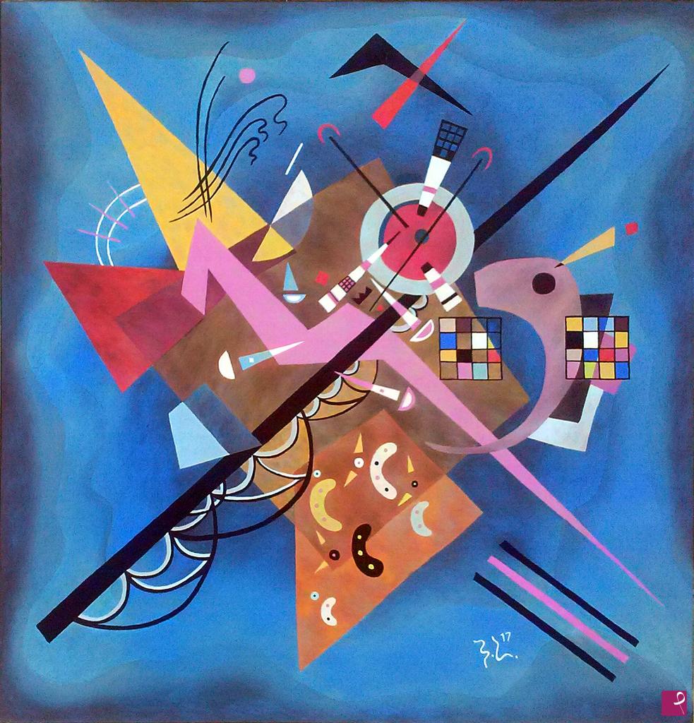 quadri in vendita online - COMPOSIZIONE KANDINSKY 1/2 - 2017