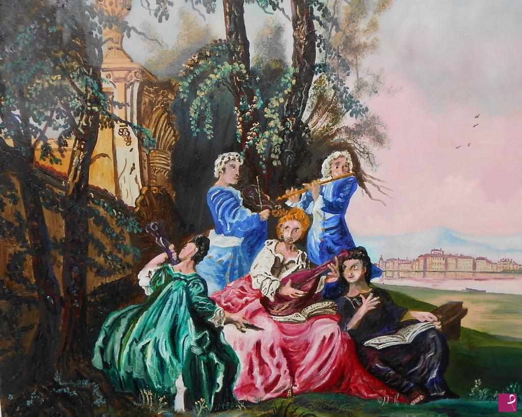 quadri in vendita online - Concerto alla Venaria Reale.