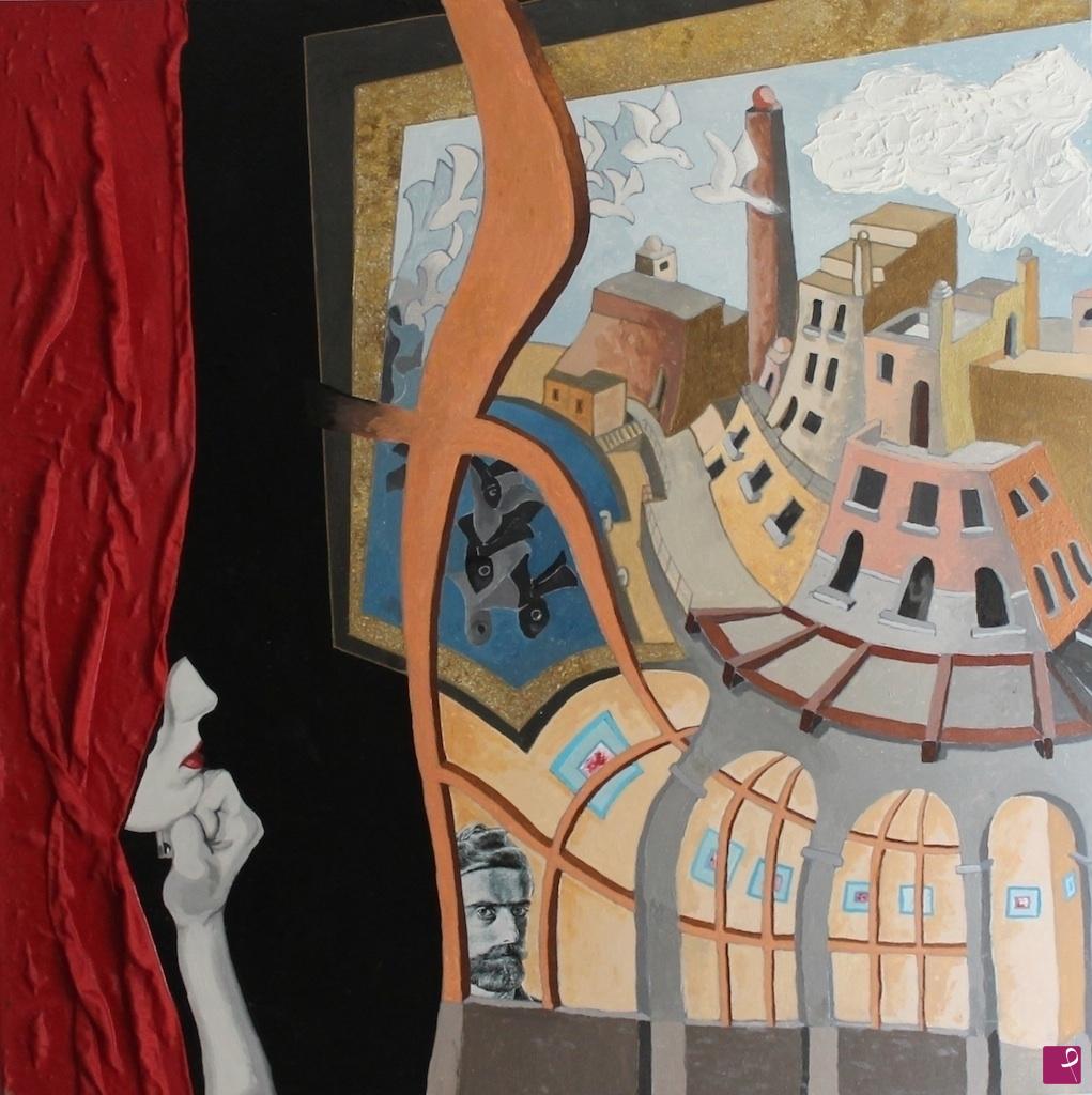 quadri in vendita online - Contemplando Escher 3.13
