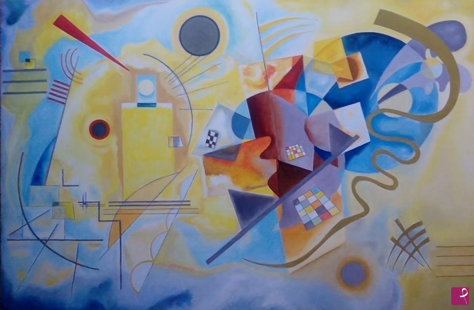 quadri in vendita online - COPIA D'AUTORE -  Giallo, rosso, blu 