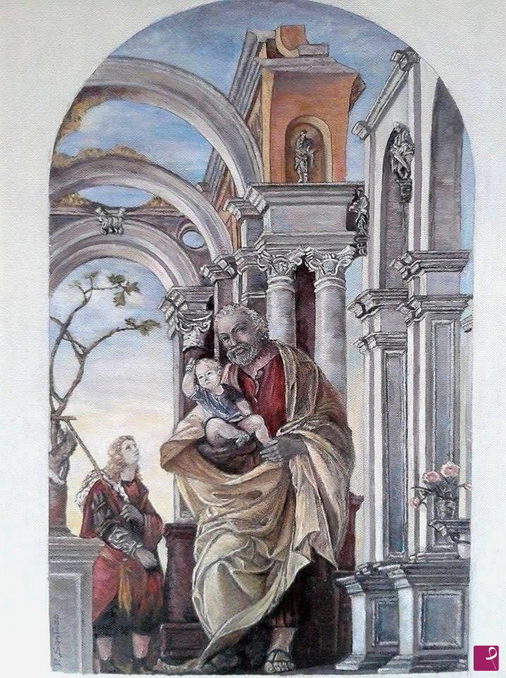 quadri in vendita online - Copia d'autore GLORIA DI SAN GIUSEPPE