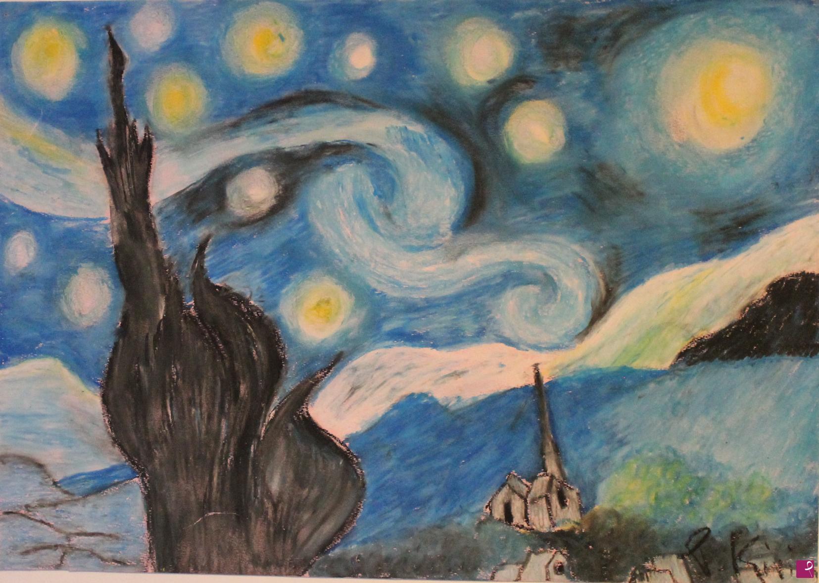 quadri in vendita online - Copia d'autore ispirata a Notte Stellata di Vincent van Gogh