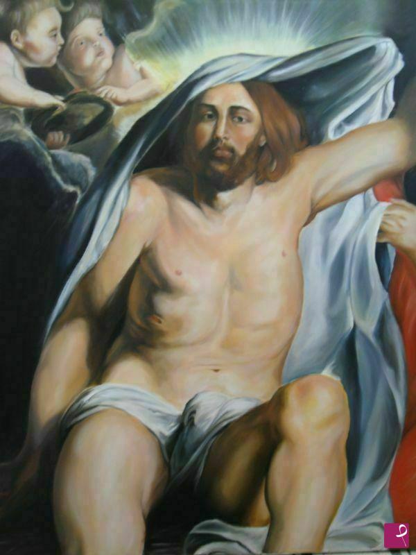 quadri in vendita online - Copia del Cristo Risorto di Rubens
